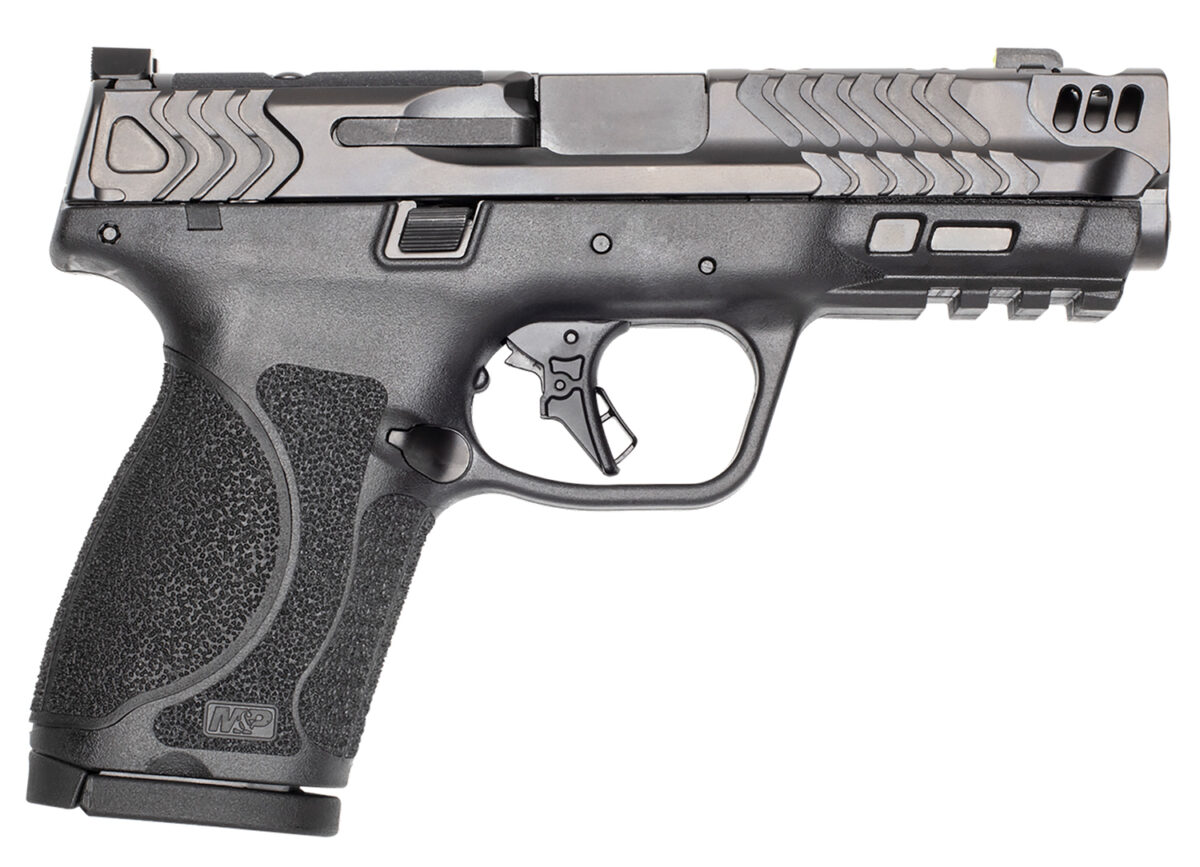 Smith & Wesson 13989 M&P9 2.0 Compact Frame 9mm 15+1 4.22" Stainless Armornite Gray Stainless Steel Slide Black Textured Grip 1 168573