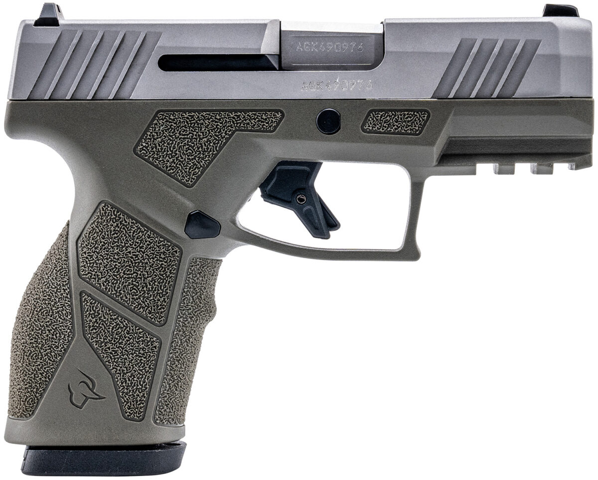 Taurus 1-GX2939O GX2 9mm Luger 13+1 3.37" Matte Stainless Steel Barrel, Matte Serrated Stainless Steel Slide, OD Green Polymer Frame w/Picatinny Rail, Polymer Grip 1 170136