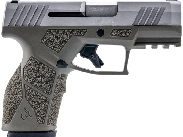 Taurus 1-GX2939O GX2  9mm Luger 13+1 3.37" Matte Stainless Steel Barrel, Matte Serrated Stainless Steel Slide, OD Green Polymer Frame w/Picatinny Rail, Polymer Grip