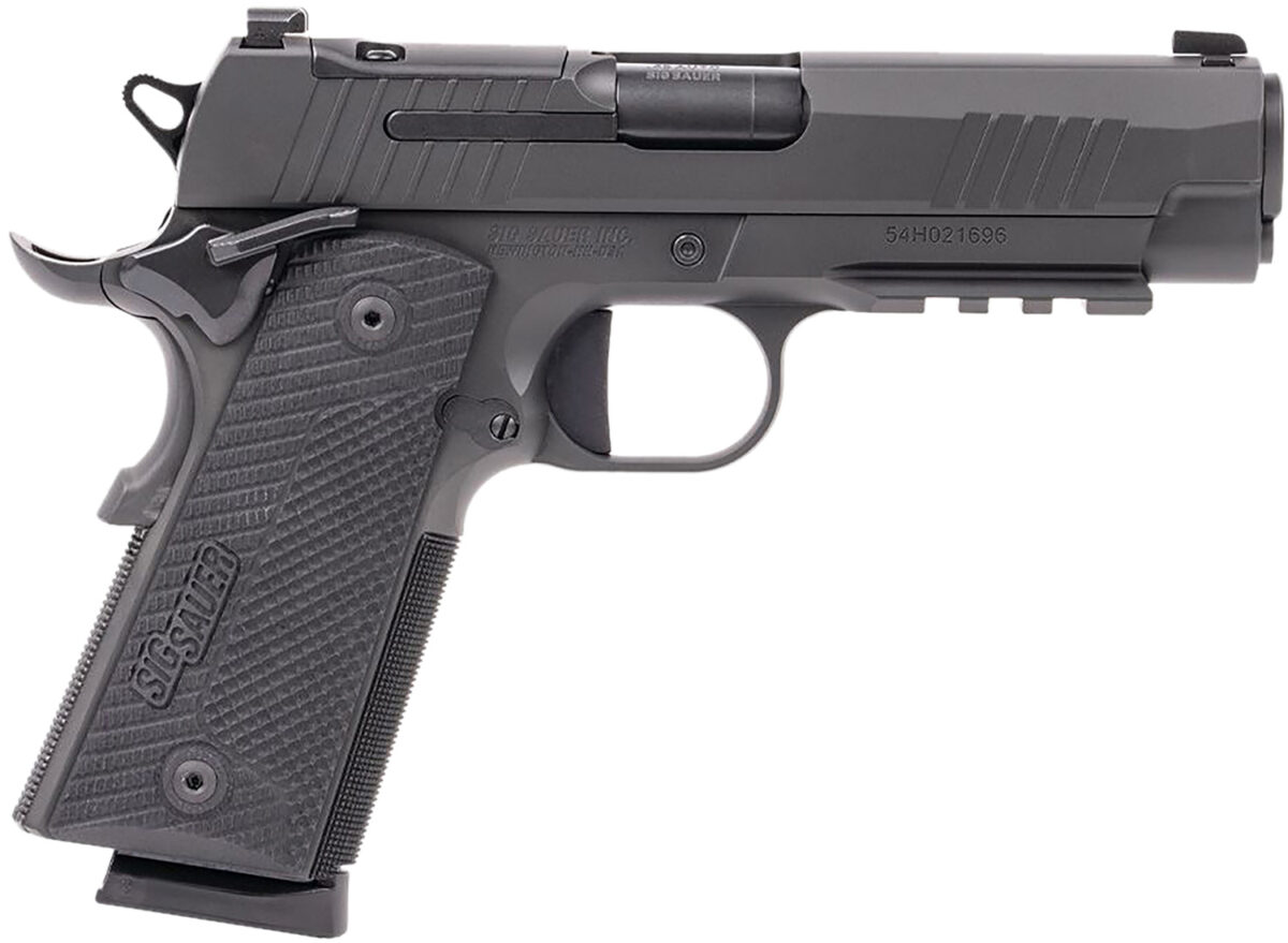 Sig Sauer 1911XCA45BXR3 1911 XCarry 45 ACP 8rd 4.25" Black DLC Black DLC Optic Ready Stainless Steel Slide Black DLC Black G10 Grip 1 170942