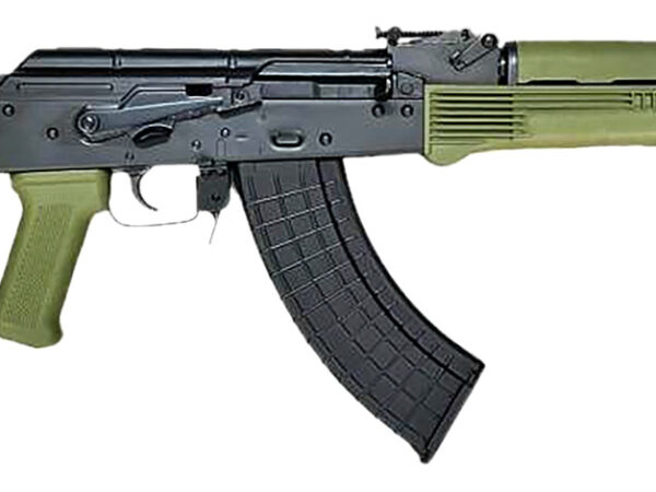 Riley Defense Inc RAK102G RAK  7.62x39mm 30+1 16.25" Black Nitride Threaded Barrel, Black Oxide Mil-Spec Receiver, Fixed Army Green Polymer, Stock OD Green Polymer Grip