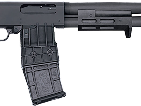 Mossberg 50217 590M Breacher 12 Gauge Pump 2.75" 10+1 14.38" Matte Blued Heavy Walled Barrel, M-LOK Forend, Matte Blued Drilled & Tapped Receiver, Black Birdshead Grip