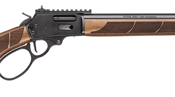 Smith & Wesson 13810 1854  357 Mag 10+1 19.25" Black Armornite Threaded Barrel, Black Armornite Picatinny Rail Stainless Steel Receiver, Fixed w/Textured Grip Panels Walnut Stock