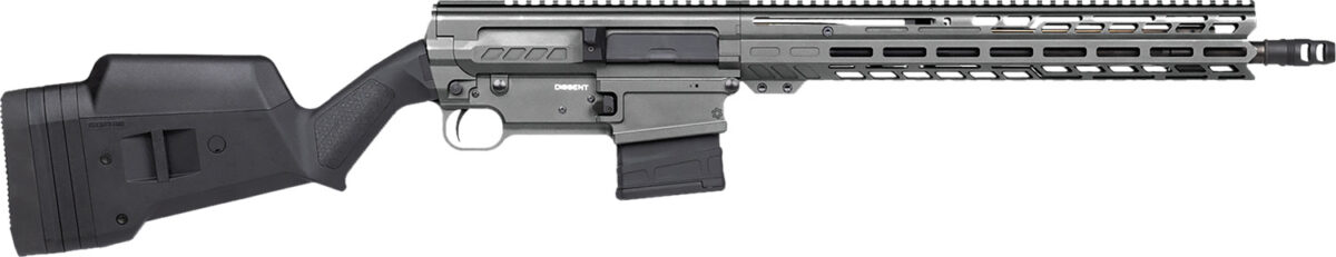 CMMG 38A530CTNG Dissent BR3 308 Win 10+1 16.10" Black Nitride Threaded Barrel, Tungsten Cerakote Aluminum Receiver w/Picatinny Rail, M-LOK Handguard, Magpul SGA Black Polymer Stock, Ambidextrous 1 177027