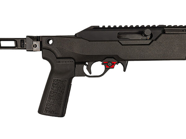 Franklin Armory 0230000BLK F22  22 LR 10+1 8" Black Threaded Barrel, Black Aluminum Receiver w/Picatinny Rail, SB Tactical 1913 Brace