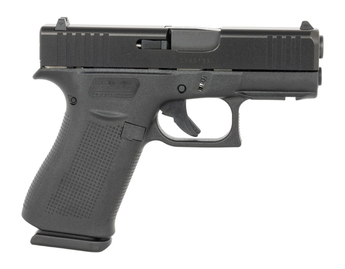 Glock PX4350201FR G43X Slim Sub-Compact Frame 9mm Luger 10+1 3.41" Black GMB Barrel, Black nDLC Serrated Steel Slide, Black Polymer Frame w/Picatinny Rail, Black Textured Polymer Grip, Ambidextrous 1 179598