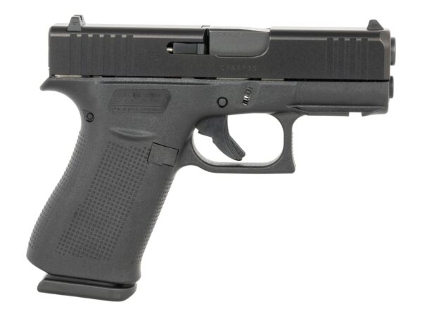 Glock PX4350201FR G43X  Slim Sub-Compact Frame 9mm Luger 10+1 3.41" Black GMB Barrel, Black nDLC Serrated Steel Slide, Black Polymer Frame w/Picatinny Rail, Black Textured Polymer Grip, Ambidextrous
