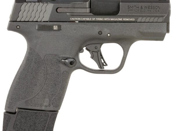 Smith & Wesson 14196 M&P9 Shield 9mm Luger 15+1 3.10" Black Armornite Barrel, Optic Ready/Serrated Slide, Black Frame
