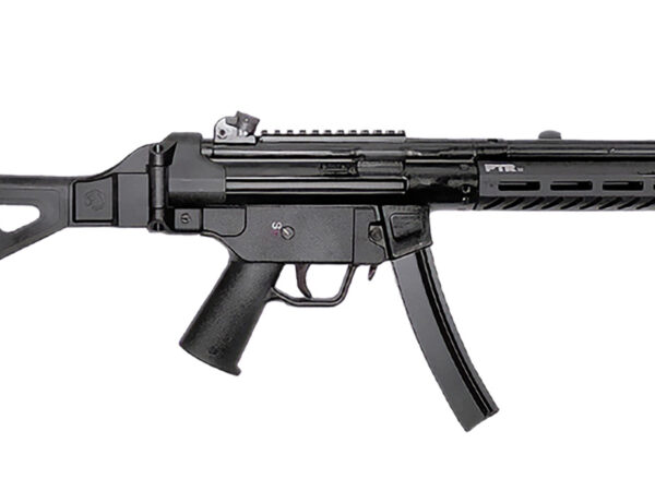 PTR 9LTBR-0090101 9LTBR  9mm Luger 30+1 12.50" Black Nitride Threaded Barrel, M-LOK Handguard, Black Anodized Aluminum Receiver w/Picatinny Rail, Black Synthetic SB Tactical Brace, Black Polymer Grip