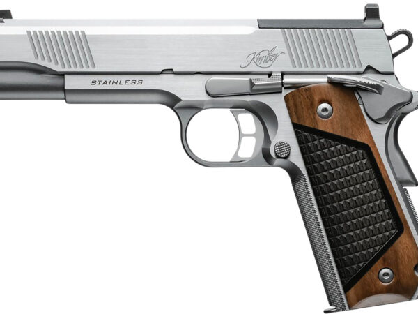 Kimber Mfg, Inc 3200402 Stainless II  45 ACP 7+1 5" Optic Ready/Serrated Slide