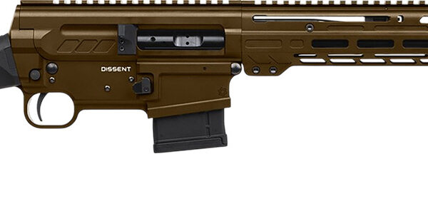 CMMG 55A520BMB Dissent BR4 5.56x45mm 10+1 16.10" Black Nitride Threaded Barrel, Midnight Bronze Cerakote Aluminum Receiver w/Picatinny Rail, M-LOK Handguard, Magpul Fixed Black Polymer Stock