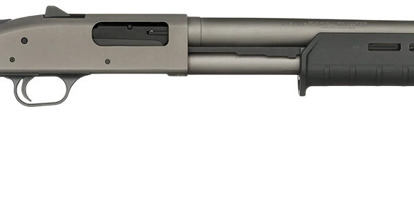 Mossberg 50797 590A1  12 Gauge 6+1 20" Tungsten Gray Cerakote Barrel & Drilled & Tapped Receiver, Magpul SGA Black Synthetic Stock