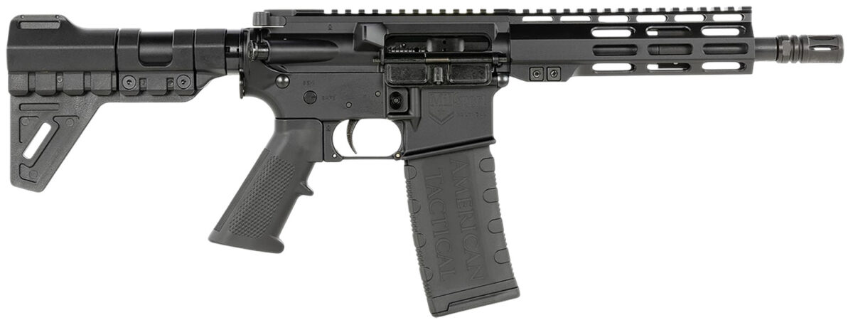 ATI ATIG15MS556ML7BL MilSport 5.56x45mm 30+1 7.50" Threaded Barrel, M-LOK Handguard, Black Aluminum Receiver w/Picatinny Rail, Black Polymer Blade, Black Polymer Grip 1 185432