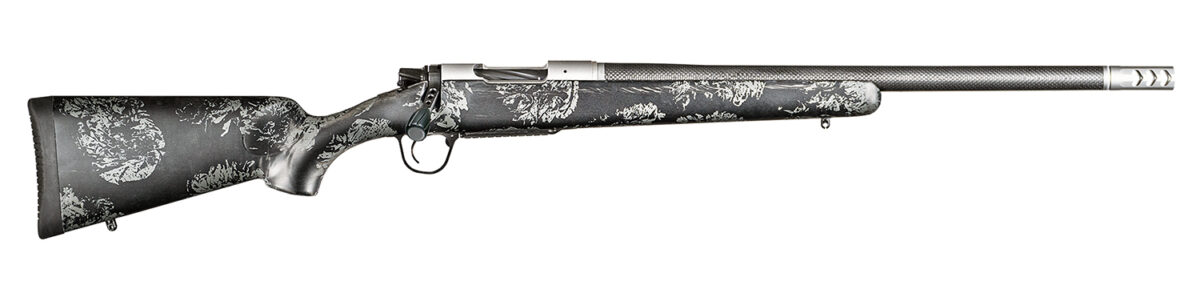 Christensen Arms 8010631801 Ridgeline FFT 7mm PRC 3+1 24" Carbon Fiber Threaded Barrel, Stainless Steel Drilled & Tapped Receiver, Carbon w/Gray Accents Sporter FFT Carbon Fiber Stock 1 187186