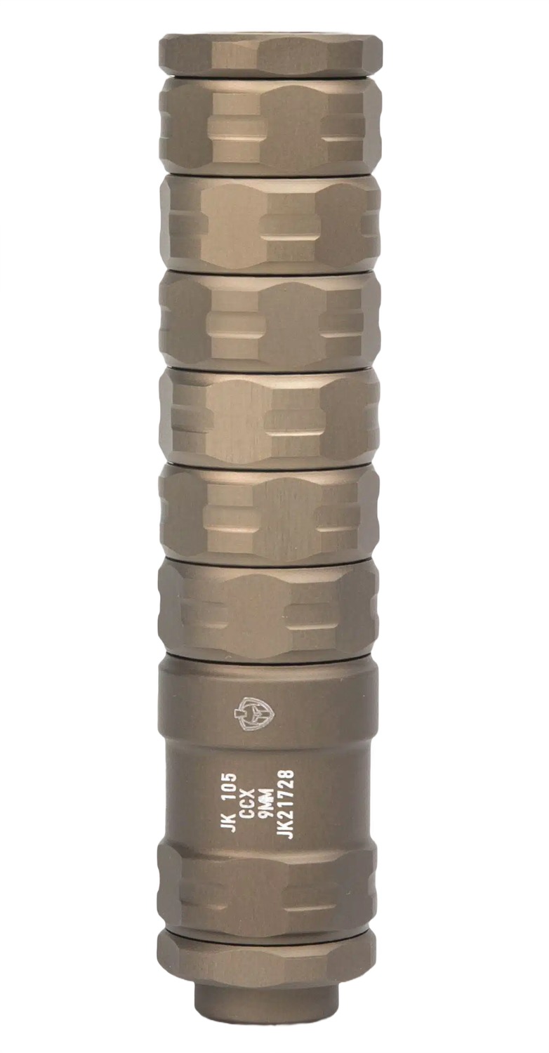 Jk Armament JK105CCX9FDE CCX 9mm Luger 1.05" Flat Dark Earth 1/2"x28 1 189093