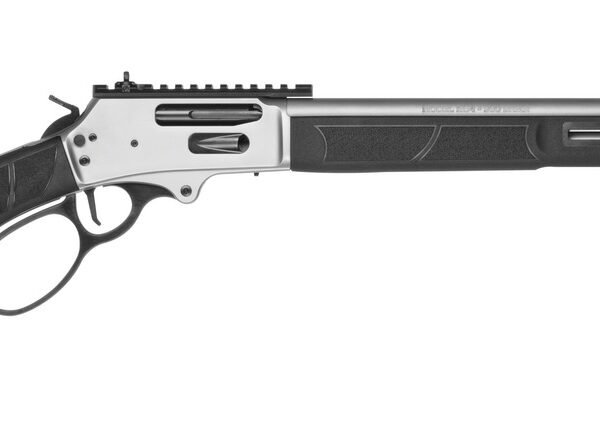 Smith & Wesson 14206 1854  360 Buckhammer 6+1 20" Stainless Steel Threaded Barrel & Receiver w/Picatinny Rail, M-LOK Handguard, Black Fixed Synthetic Stock