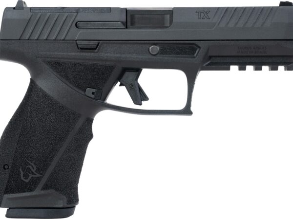 Taurus  TX 9  Full Size 9mm Luger 10+1 4.50" Black Barrel, Black Nitride Alloy Steel Optic Ready/Serrated Slide, Black Stainless Steel Frame w/Picatinny Rail, Interchangeable Backstrap Grip