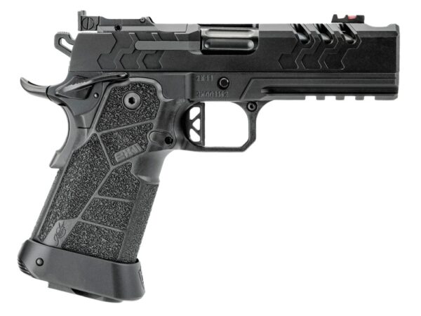 Kimber Mfg, Inc 3500073 2K11 Pro Compact 9mm Luger 19+1 4.25" Black DLC Stainless Steel Compensated Barrel & Lightening Cut/Optic Ready/Serrated Slide, Black Stainless Steel Frame w/Beavertail & Picat