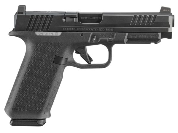 Ruger 19444 RXM  9mm Luger 17+1 4.50" Black FNC Nitride Alloy Steel Barrel & Optic Ready/Serrated Slide, Black Polymer Frame w/Accessory Rail, Textured Grip, RMR/RMSc/DeltaPoint Pro Footprint