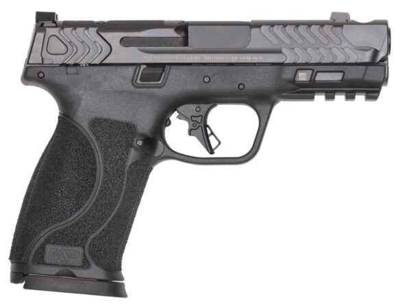 Smith & Wesson 14413 M&P PC M2.0 10mm Auto 15+1 4" Black Armornite Ported Stainless Steel Barrel & Optic Ready/Ported/Serrated Slide, Polymer Frame w/Picatinny Rail, Interchangeable Palmswell Grip