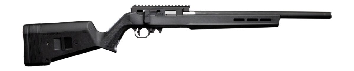 Angstadt Arms AAVV22BM0R Vanquish Summit 22 LR 10+1 18.50" Black Ported Barrel, Black Hardcoat Anodize Aluminum Receiver w/Picatinny Rail, Black Magpul X-22 Hunter Synthetic Stock 1 192790