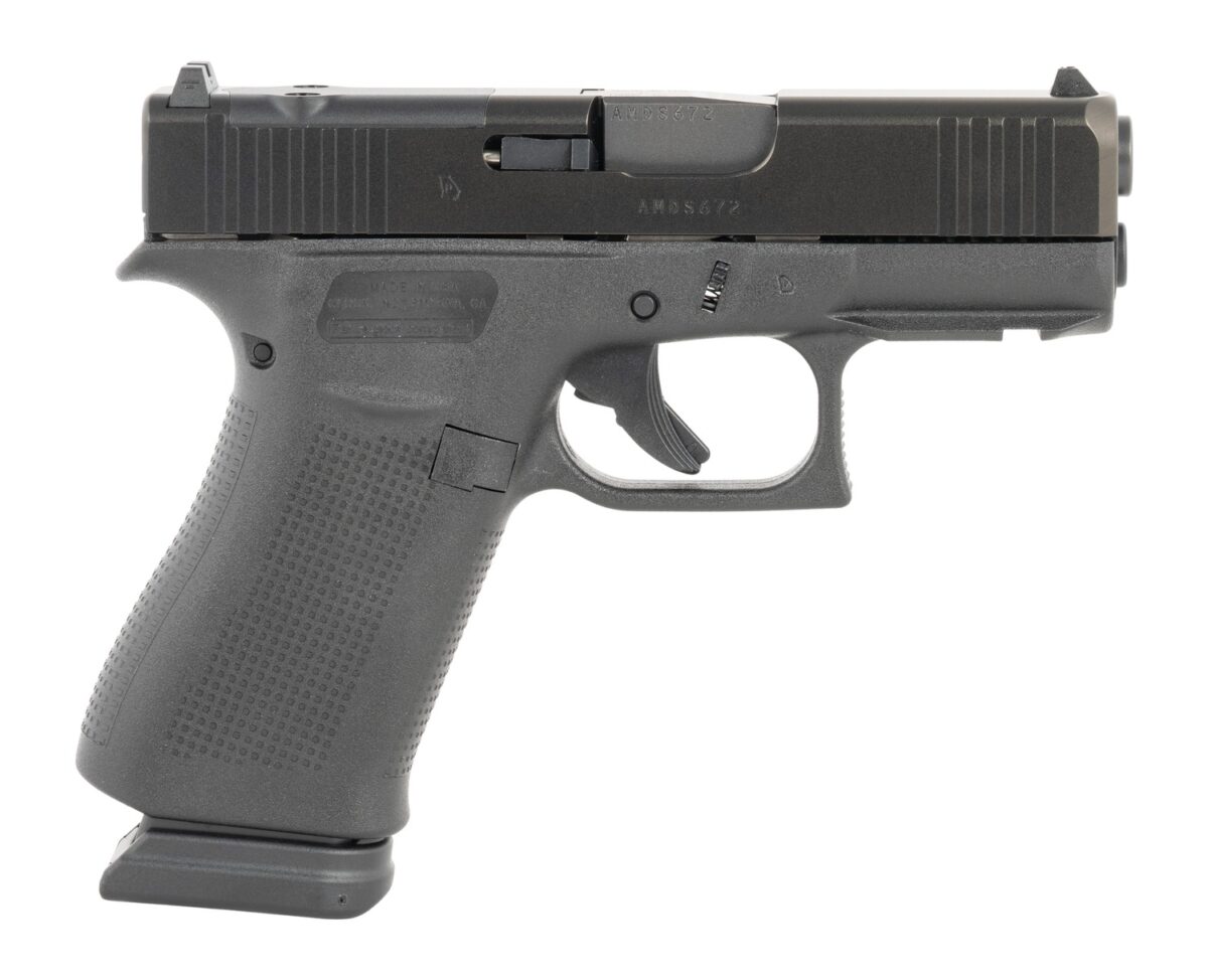 Glock UX4350203FRMOS G43X MOS 9mm Luger 15+1 3.41" Black GMB Barrel, Black Steel Serrated w/Optic Slide, Black Polymer Frame w/Accessory Rail, Ambidextrous, USA Made 1 195518