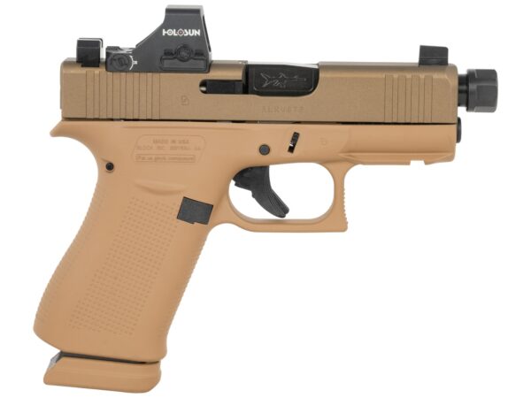 Glock UX4350204NR15ORNINO2 G43X 9mm Luger 15+1 3.41" Steel Serrated Slide Ambidextrous