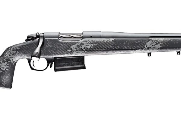 Bergara Rifles B14S756 B-14 Crest 450 Bushmaster 5+1 20" Sniper Gray Cerakote Fluted Threaded Barrel, Sniper Gray Cerakote Steel Drilled & Tapped Receiver, Fixed Carbon Fiber w/Black & Gray Sponge Acc