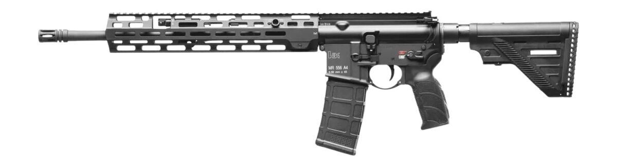 HK 81001033 MR556 A4 5.56x45mm 10+1 16.50" Black Barrel, Black Receiver w/Picatinny Rail, Black Polymer Stock, Black Polymer Grip, Ambidextrous 1 197809