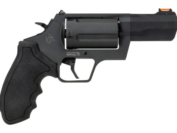 Taurus 2-JUDGE31 Judge  45 Long Colt/410 Gauge 5 Shot 3" Black Stainless Steel Barrel, Frame & Cylinder, Black Rubber Grip, Transfer Bar Safety