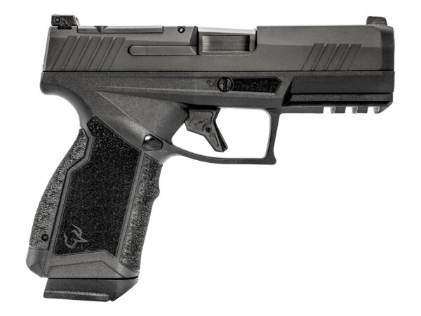 Taurus 1-GX4C38031 GX4 T.O.R.O. Carry Frame 380 ACP 15+1 3.70" Black DLC Barrel, Black Gas Nitride Stainless Steel Optic Ready/Serrated Slide, Black Stainless Steel Frame w/Picatinny Rail, Interchange