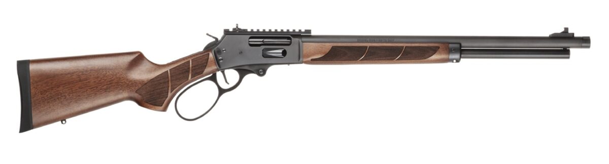Smith & Wesson 1854 1854 America 250 45-70 Gov 6+1 20" Black Armornite Threaded Barrel, Engraved Black Armornite Stainless Steel Receiver w/Picatinny Rail, Walnut Forend & Fixed Stock 1 200673
