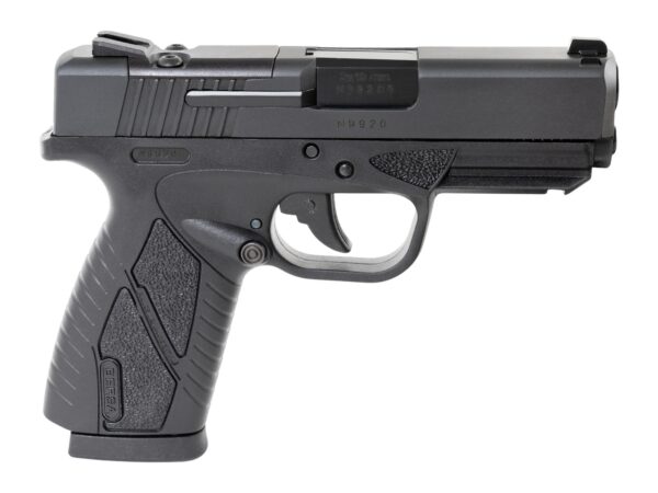 Bersa BP9MCCOR BPCC  Sub-Compact 9mm Luger 8+1 3.30" Black Barrel, Matte Black Steel Optic Ready/Serrated Slide, Black Polymer Frame w/Accessory Rail, RMSc Footprint