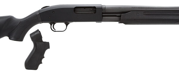 Mossberg 50521 500 Special Purpose 12 Gauge 5+1 3" 18" Barrel, Parkerized Finish, Aluminum Receiver, Synthetic Stock, Accu-Set Chokes, Includes Exclusive Pistol Grip Kit