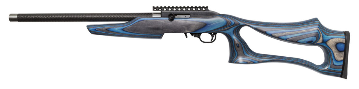 Magnum Research SSEB22G Magnum Lite SwitchBolt Full Size 22 LR 10+1 17" Black Anodized Carbon Steel/Threaded Barrel, Black w/Integral Scope Base Receiver/ Blue Fixed Thumbhole Stock, Right Hand 1 53186