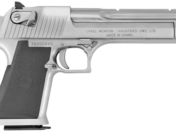 Magnum Research DE44CABC Desert Eagle Mark XIX *CA Compliant 44 Rem Mag 6" 8+1 Brushed Chrome Carbon Steel Frame & Cylinder Black Polymer Grip