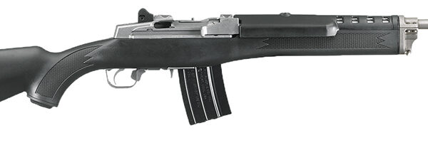 Ruger 5819 Mini-14 Tactical 223 Rem/5.56 NATO 20+1 16.10" Matte Stainless Threaded Barrel, Matte Stainless Steel Receiver w/Picatinny Rail, Black Synthetic Fixed Stock, Right Hand
