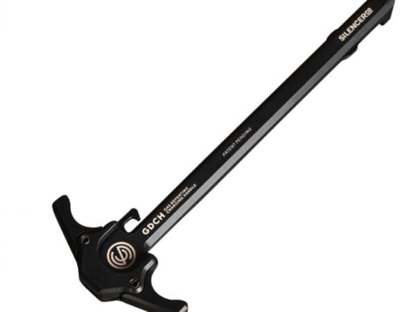 SilencerCo AC5062 Gas Defeating Charging Handle made of Black Anodized 7075-T6 Aluminum & Ambidextrous Design for AR-15