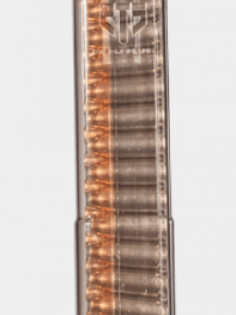 ETS Group GLK18G2 Pistol Mags 32rd Extended w/Gen2 Floor Plate 9mm Luger Compatible w/ Glock 17/18/19/19X/26/34/45 Clear Polymer